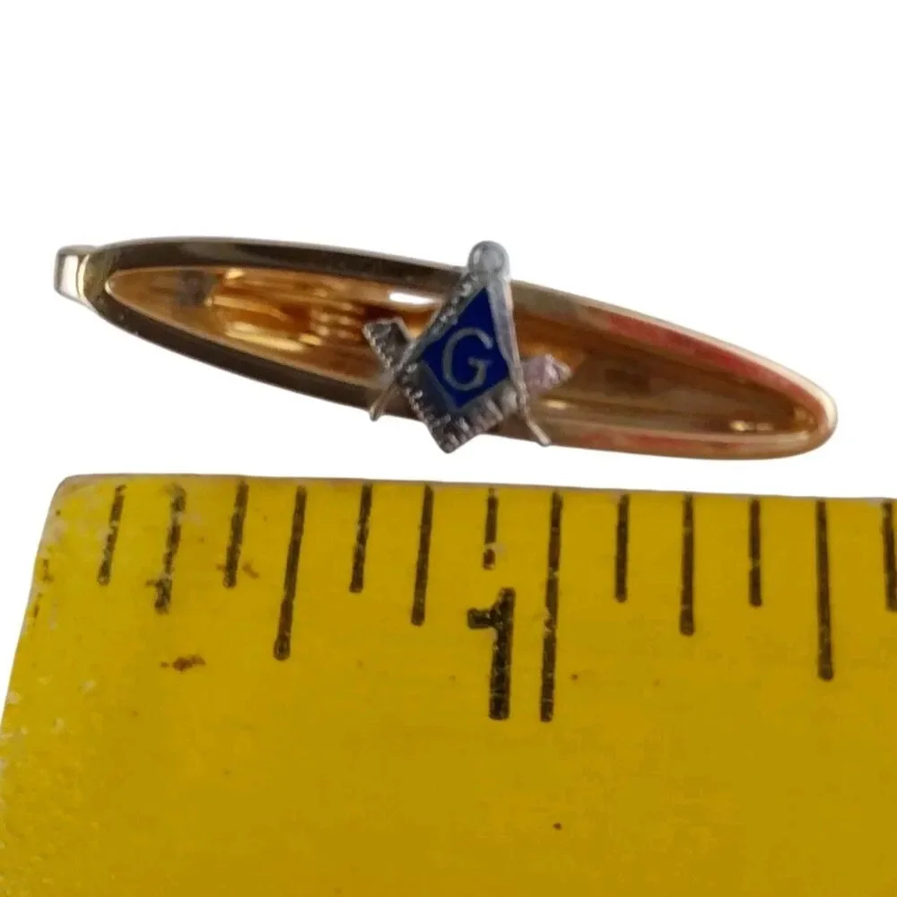 VTG SWANK Masonic Set of Tie Clasp and Cuff Links